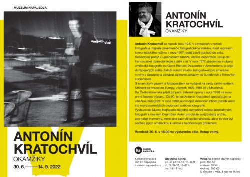 Výstava Okamžiky fotograf Antonín Kratochvíl