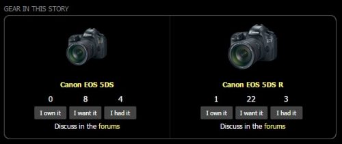 Srovnání EOS 5Ds a EOS 5Ds R